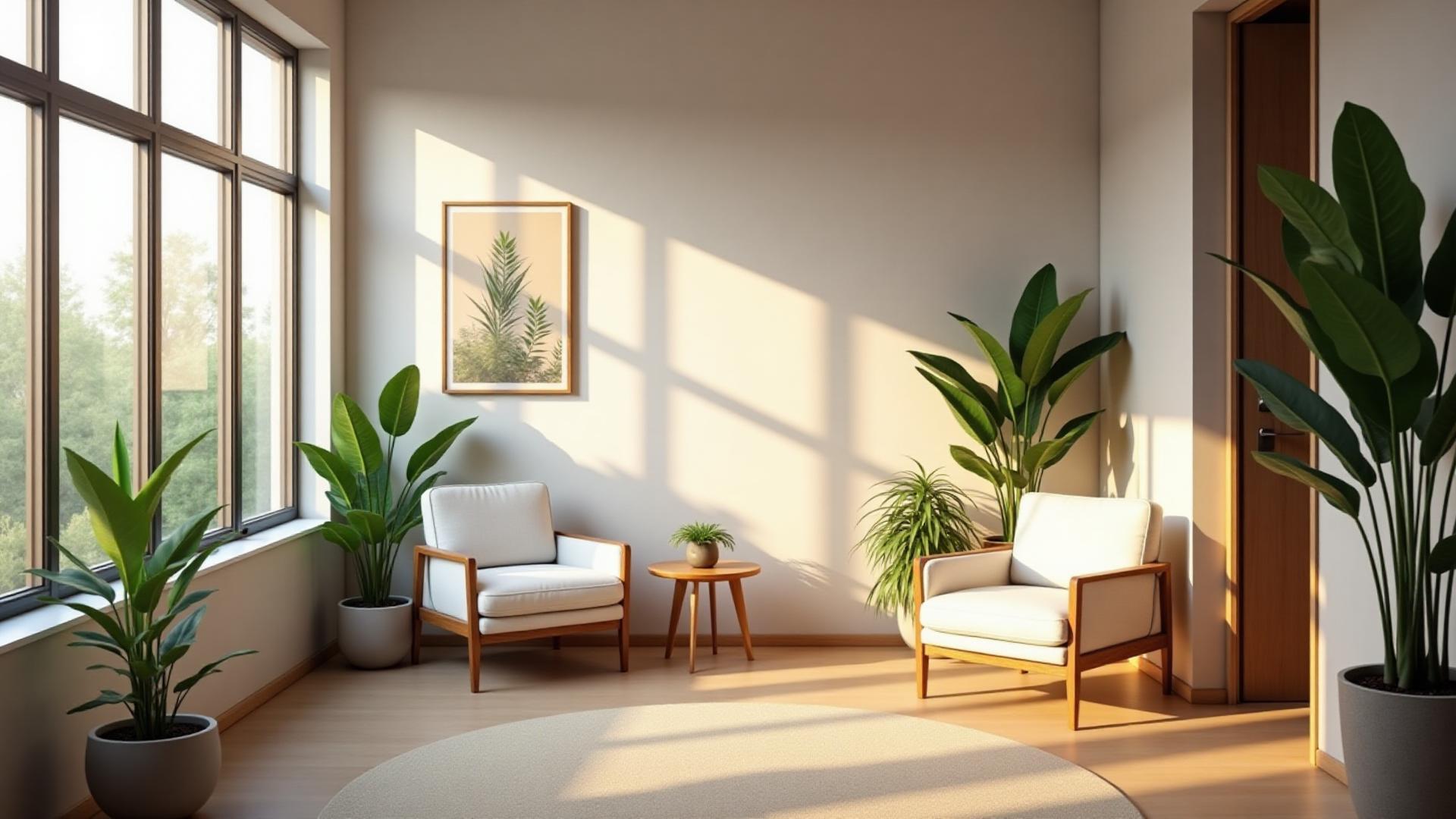 Espacio terapéutico sereno y profesional